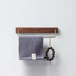 Black Walnut Wood Towel Rack Wall Mounted Retro Towel Bar Wooden Towel Holder 30cm Towel Rail Brass Hooks for Bathroom Kitchen