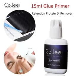 Gollee 0.5-1s Dry Eyelashes Extension Glue 15ml Eyelash Cleansing Primer Lasting Professional Lash Extension Primer Super Bonder