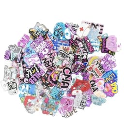 10PCS Mixed 54MM Glitter Acrylic Charms Heart Lung Dog Mom Nurse Fit DIY ID Card Badge Holder Jewelry Making