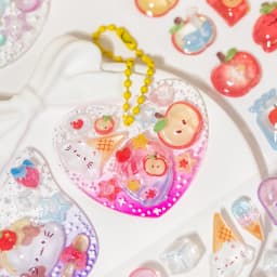 1 PC Sweet Candy Party Kawaii 3D Relief Dropping Adhesive Stickers Creative Decoration DIY Handmade Cute Stationery Stickers