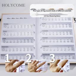 Custom Comparison Chart Kit Set Reference Various Fancy Shapes Gemstone 5A Cubic Zirconia Diamond Carat Sizes for Jewelry Store