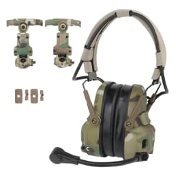 GEN 6 Tactical Headset Hunting Shooting Noise Reduction Headset for OPS Core ARC and Wendy Sport Helmet Head Mounted 2 in 1