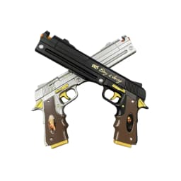 15inch PU Dante Pistol Devil May Cry 4 Anime Ebony Ivory DMC Cosplay Costume Prop DMC Gun Real Size Collection Display Toy Gift