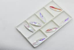 Navette Glass Crystal Pointback Color Rhinestone Strass Stones Clothing Crafts Jewelry Making 10mmX35mm 10mmx48mm 30pcs