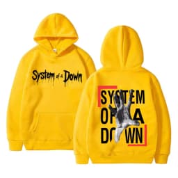 System of A Down Double Sided Print Hoodie Men Women Rock Vintage Fleece Sweatshirt Men's 90s Alternative Metal Merch Pullover