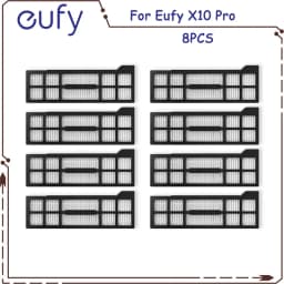 For Eufy X10 Pro Omni Replacement Parts Accessories Roller Side Brush Filter Mop Cloth Rags Pads Dust Bag Vacuum Cleaner Part