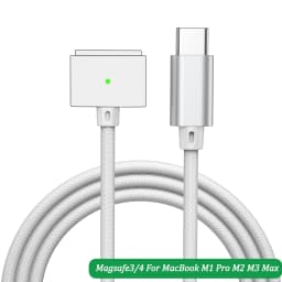 AUFU 2M PD140W Type-C to Magsafe 3 4 for Laptop Fast Charge Magnetic Type-c Cable For MacBook Air M2 Pro Mag-Safe 3 Charger Cord