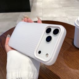 Stripe Corrugated Pattern Matte Translucent Phone Case For iPhone 18 17 16E 15 14 13 12 Pro Max Frosted Shockproof Armor Cover