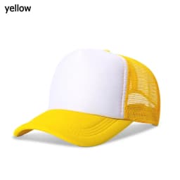 1PC Fashion Unisex Plain Baseball Cap Adjustable Trucker Flat Visor Cap Snapback Mesh Curved Men Women Casual Sun Summer Hat