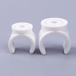 "20mm PVC Water Pipe Clamps Connectors - Secure fit for 0.5/0.79 Inch OD Pex Tubing, TV Trays and Hose Support, Pack of 20."
