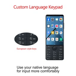 DOOV R70 4G Android Phone Google Play Smartphone Dual SIM 6GB RAM 128GB Storage 4.0" IPS Display Physical Keyboard Mobile Phone