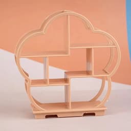 1PC Dollhouse Miniature Bogu Empty Shelf Mini Display Stand Storage Rack Model Toy Scene Decoration DIY Accessories
