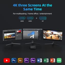 Texhoo MINI PC AMD Ryzen5 5625U 7530U R7-4800H DDR4 16G 2666MHz 512G SSD Pcle3.0 WIFI6 BT5.2 4.3GHz Desktop Computer Office PC