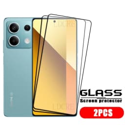 4Pcs For Xiaomi Redmi Note 13 Glass Redmi Note 13 Tempered Glass Full Cover Glue 9H Screen Protector For Redmi Note 13 Pro 4G 5G