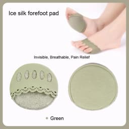 Women Five-Toe Forefoot Cushion Pads for High Heels Invisible Half Shoe Inserts Soft Non-Slip Forefoot Shoe Pads Comfort Shoe