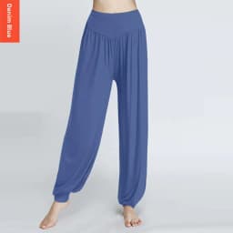 New Yoga Women's Square Dance Practice Pants Modal Cotton Elastic Large Size Loose Lantern Pants Summer Thin Model