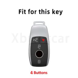 Auto Keyless Shell Fob Bag Car Key Case Cover For Mercedes Benz GLC CLE CLA GLB GLS W177 W205 W213 W222 X167 AMG A C E S G Class