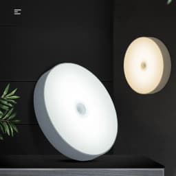 LED Smart Human Body Sensor Night Lamp Emergency Automatic Lighting USB Charging Wireless Magentic Suction Use Night Light