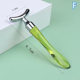 2in 1 Face Eye Massage Stick Eye Cream Applicator for Anti Wrinkle Dark Circles Facial Lifting Mixing Spatulas Scoop Mini Spoon