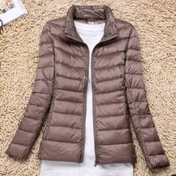 Women's Ultralight Thin down Jacket Quilted Coat Hooded Lightweight Silk Fiber Fill Fall Fashion Ladies' Premium Clothing