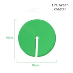 Nordic Home Decoration Acrylic Coaster Insulation Pad Creative Coffee Cup Mat Multifunctional Tea Holder Plastic Non-slip