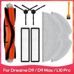 Fit For ( Dreame D9 Max, L10 Pro, D9 Pro, D9 Mistral Pro, Trouver Robot LDS Vacuum-Mop Finder ) Part Brush Mop Filter Water Tank