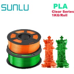 SUNLU 2KG 3D PLA/PETG/PLA PLUS/Clear Filament 1.75mm 2Roll 1KG 3D Printer Neatly Wound Filament for 3D Printer & 3D Pen