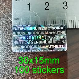 Hologram Security Seal Tamper Evident Removal Proof Packing Label Serial Number VOID Left Open Evidence Anti-fake Laser Sticker