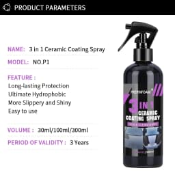 Ultimate Ceramic Coating Spray Coatin Nano Crystal Hydrophobic Layer Polishing Paint Coating Agent Polish Nanos Coatings