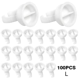 Microblading Glue Eyelash Extension Tattoo Ink Pigment Pallet Finger Ring Holder