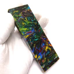 2pieces C-Tek Material for DIY Knife Handle Material Plate Resin Compound Material Pattern Slingshot Handle Material 120x40x8mm