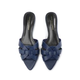 2025 Sexy Pointed Cowhide Flat Sandals, Easily Light Up Your Summer Shoe Cabinet, Suitable for Summer Dates and Office Work