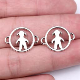 20pcs Earring Making Charms Findings Geometric Connector Charms For Earring Making Bracelet Making
