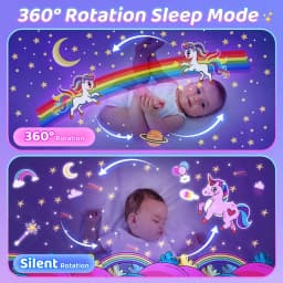 Galaxy Solar System Projector Nightlights 360° Rotating 12 Films Kids Star Night Light Projector for Bedroom Home Decoration Lam