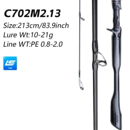 FISHINGFANS Rod L ML M LS Guide Spinning Casting Bass Pike Catfish Rod Trouts Perch 30T Carbon Fishing Rod