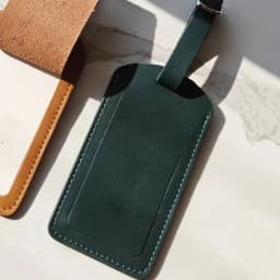 Personazlized Name Real Leather Luggage Tag Custom Letters Travel Accessories Suitcase Bag Label Luxury Trolley Case Marker Tag