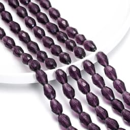 1 Strand 6-12mm Spacer Water Drop Beads AB Shine Glass Crystal Drop Pendant for DIY Earing Bracelet Jewelry Making Accessories