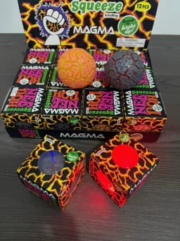 Needoh Flash Meteorite Ball Pinch Music Decompression Artifact Slow Rebound Vent Toy