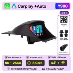 Android 16 Car Radio For Ford Fiesta MK6 MK7 2009 - 2017 Carplay Android Auto Stereo Player GPS Navigation Wifi Video Autoradio
