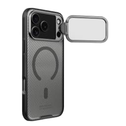 NILLKIN Magnetic Case For iPhone 18 Pro/18 Pro Max, Slide Camera Lens Cover with Hidden Stand, Aluminum Kickstand, Shock Proof