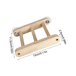 Bird Climbing Toys Folding Climbing Ladder Multi-purpose Beak Grinding Toys Bird Cage Accessories For Standing Climbing Resting
