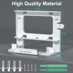 For Starlink Gen 3 Router Mount Power Supply Bracket Holder Wall Mount Space Saving Satellite Internet Kit ABS Router Rack Tools
