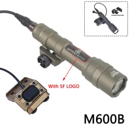 Surefire M300 M600 Flashlight With UNIT Lite Pressure Switch fit 20mm Rail SF M300B M600C M600B LED Scout Light