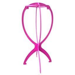 1/2/3pcs Folding Wig Stand Plastic Portable Hat Display Stand Adjustable Durable Barbershop Fashion Model Holder Home Salon Use