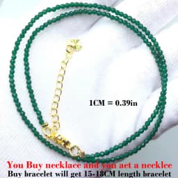Simple Bohemian Natural Stone Cut the Shiny Beads Necklace Bracelet Set for Women Charms Fashion Female Party Gift Jewelry