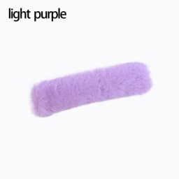 New 1 Pc Plush Fur Furry Bag Strap Covers Sleeves with Loop Fastener Cover for Bag Handles Replacements Accessories