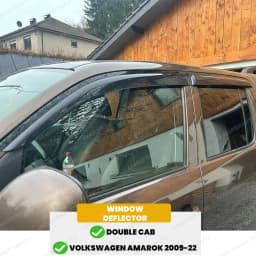 Window Visor Deflectors Weathershield For Volkswagen VW Amarok 2009-2022 Wind Rain Sun Guards 4X4 Car Styling Accessories 4PCS