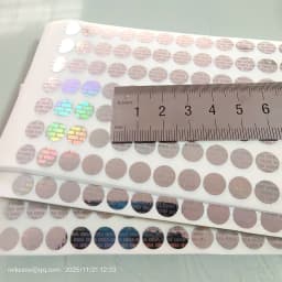 100pcs 8mm Gold/Silver VOID Hologram Security Seal Tamper Evident Label Warranty Void Sticker Removal Proof Anti-forgery Stamp