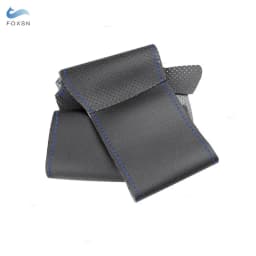 For Mercedes Benz E G CLK CLS SL Class W211 C209 A209 C219 W463 R230 Hand Stitched Car Steering Wheel Perforated Leather Cover