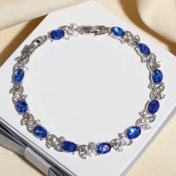 Water Drop Silver Color Bracelet Women\'s Extended 8 Color Zircon Gift Fashion Bracelet